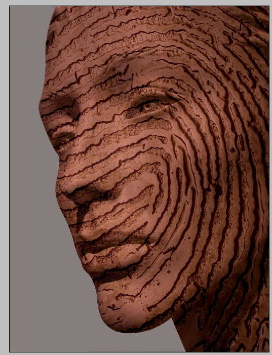 Creation of The Clay Face: Step 7